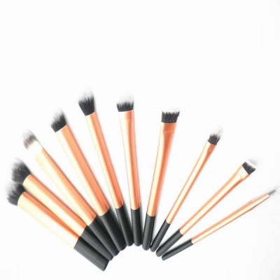 Sedona Luxury 10 PCS Super Soft Hair Gold Makeup Brush Kit for Make up, Face Cosmetic brush kit