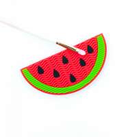 OEM Fruit Watermelon Shaped Silicone Cleaner Mat Makeup Brush Cleaning Tool