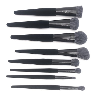 Velvet Handle Brush Sets Makeup Private Label,China Makeup Brush Set Wholesale